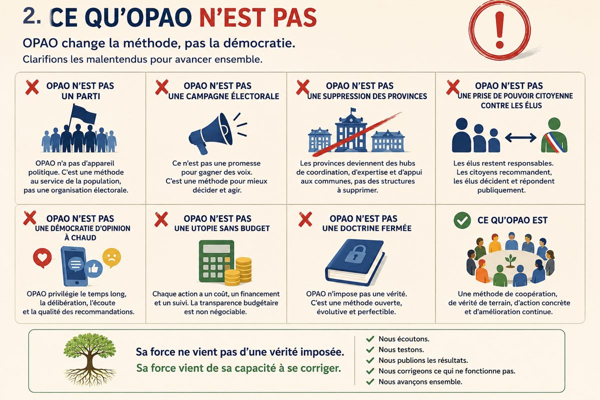 2. Ce qu’OPAO n’est pas
